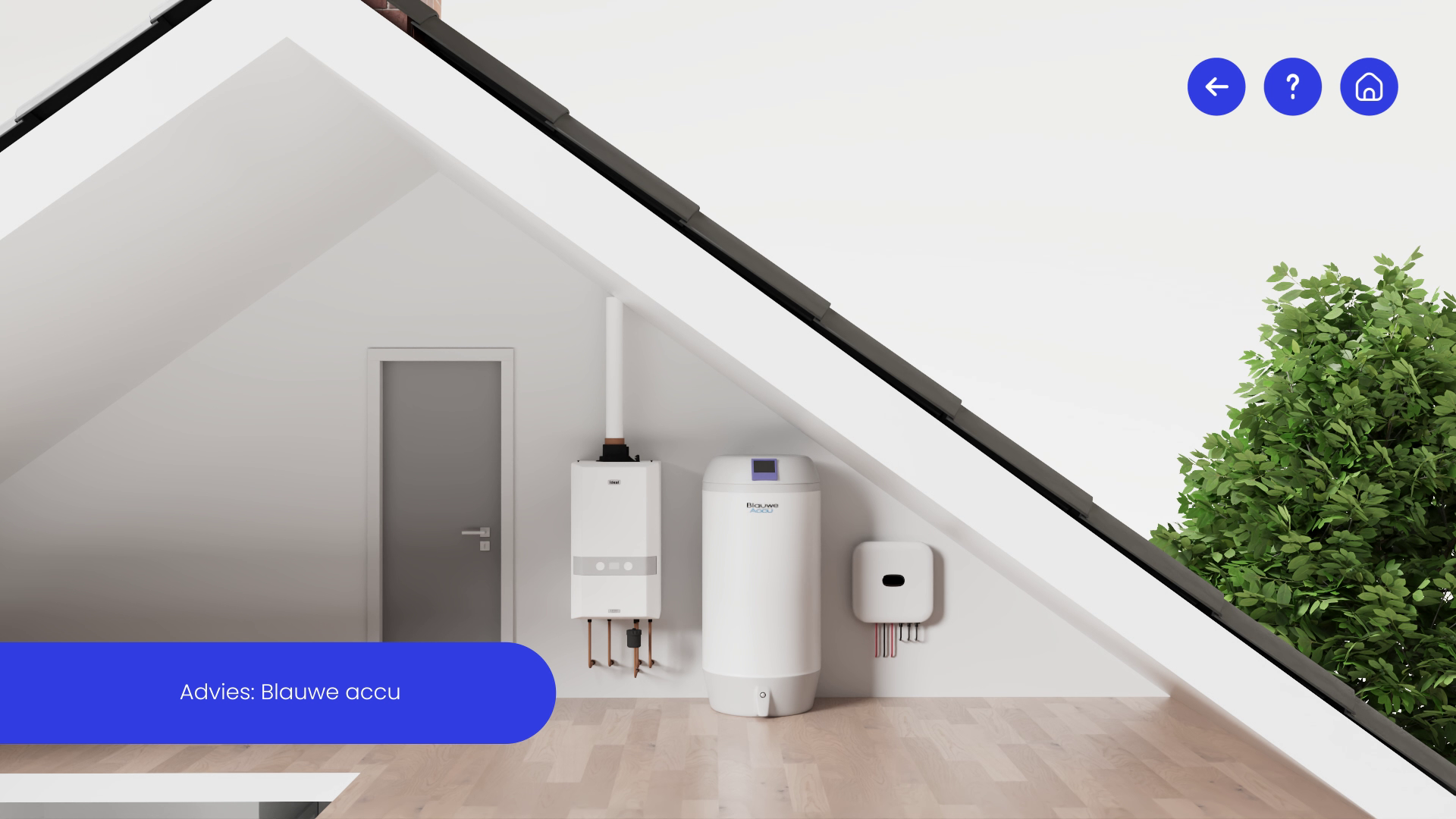 Reheat blauwe accu 3d animatie interactief phil en flo - Interactieve video - Geen categorie - Phil &amp; Flo Creative Studio