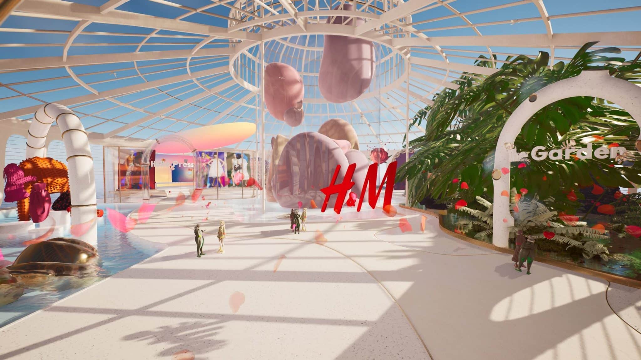 Een virtuele showroom van H&M